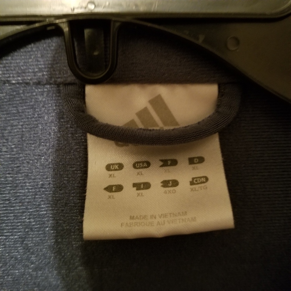 Adidas jacket full zip size XL - Picture 3 of 6